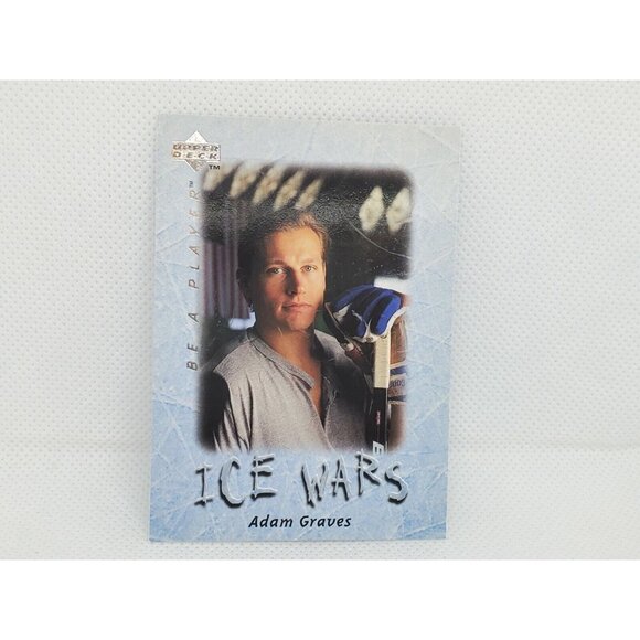 2 Vintage Upper Deck Ice Wars Chris Chelios & Adam Graves Gloss Greeting Card - Picture 6 of 8